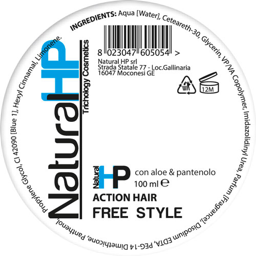 ACTION HAIR - pasta för hår - NATURAL HP